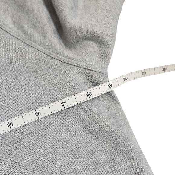 CAbi 3459 Flashdance Sweatshirt Tunic Dress Gray Fleece Flounce Bottom Women's S - Picture 11 of 12